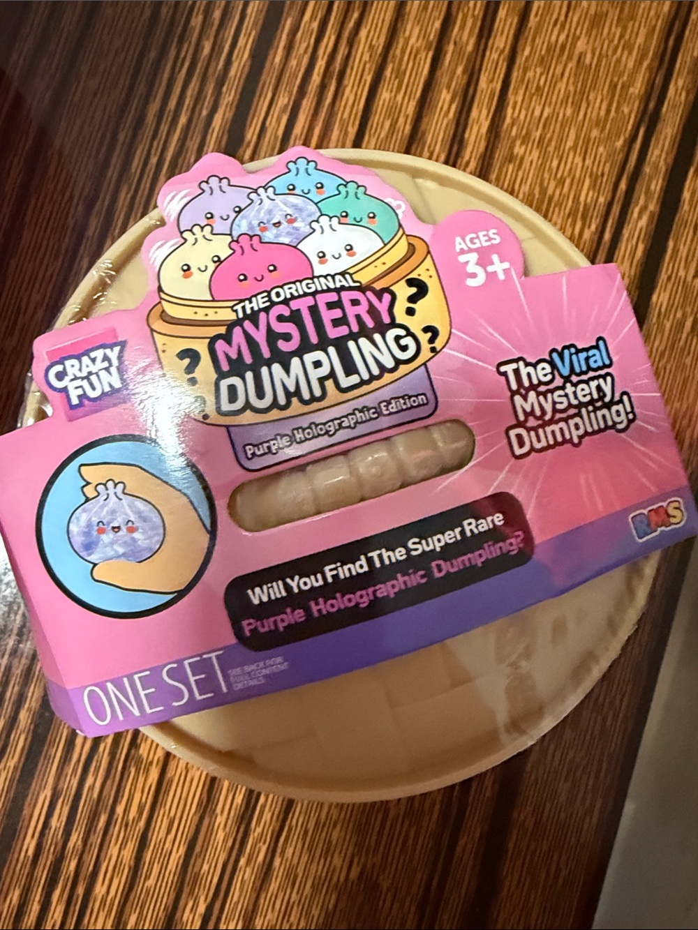 Viral RMS Crazy Fun Mystery Dumpling Fidget - Purple Holographic Edition